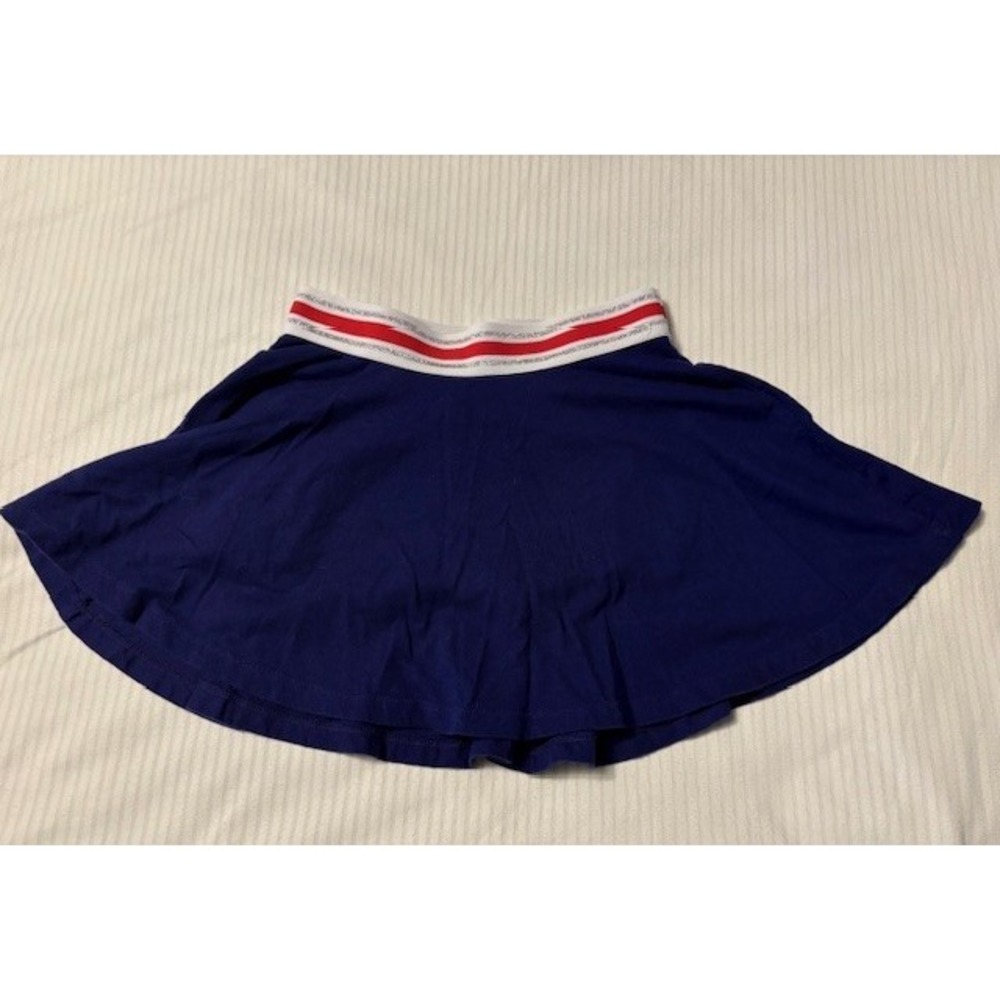 Jumping Beans navy blue skirt, girls size 6, attached shorts underneath